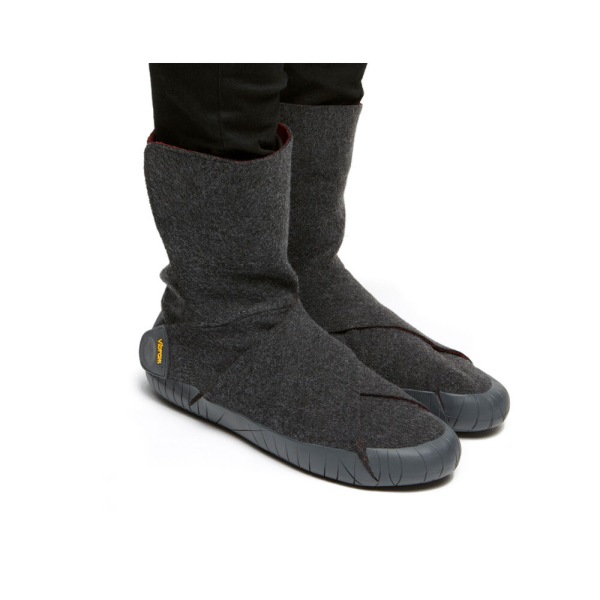 Panske Cizmy Vibram Slovensko - Furoshiki Russian Felt Mid Siva | 0857STQFN